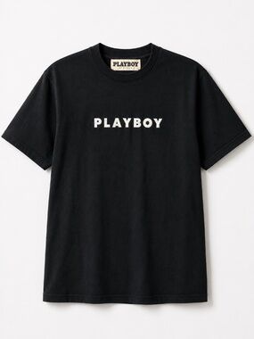 Playboy by PacSun Black Logo T-Shirt Classic Tee